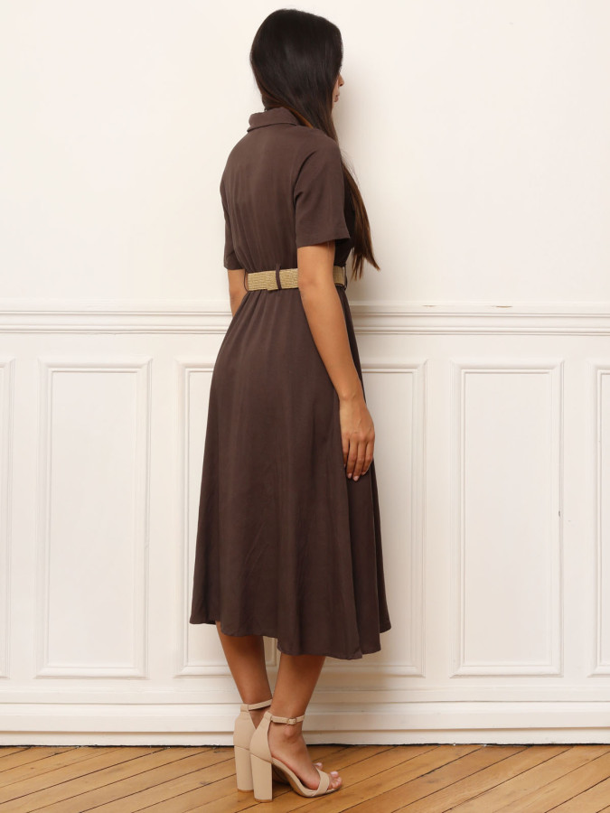 Robe chemise style utilitaire