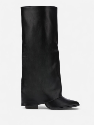 Bottes pointues à grand revers