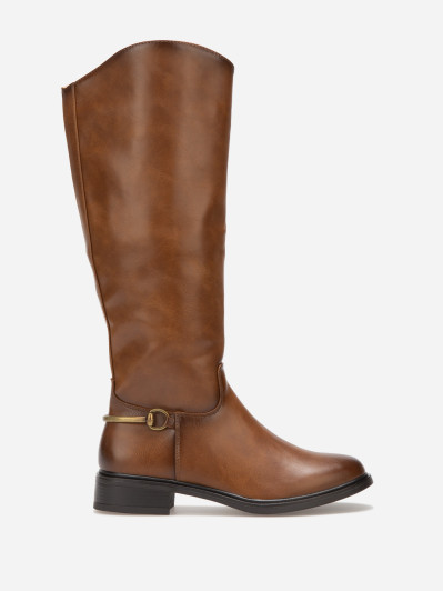 Bottes cavalières camel avec mors métallique