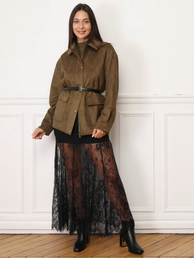 Ceinture fine en cuir