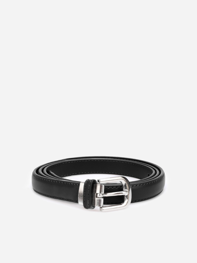 Ceinture fine en cuir