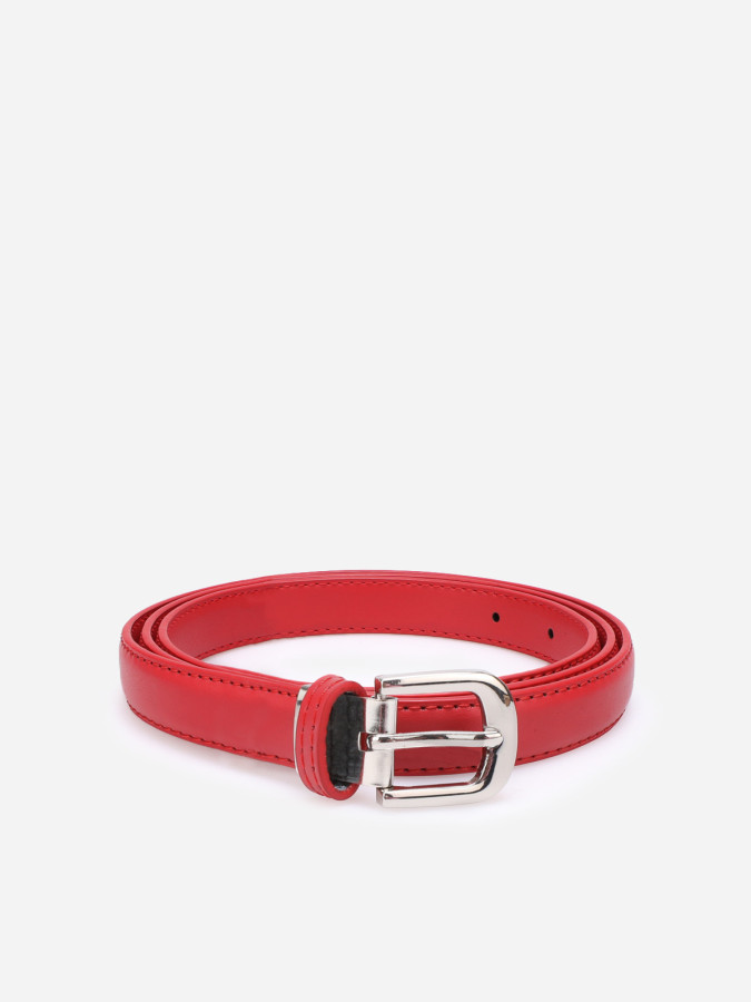 Ceinture mat fine rouge femme pas cher la modeuse