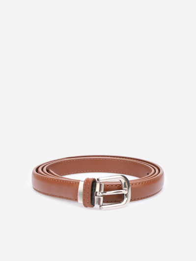 Ceinture fine en cuir