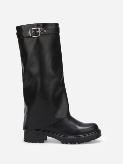 Bottes crantées à revers