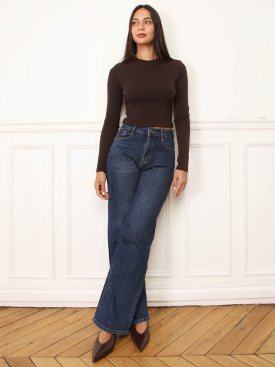 Jeans droit brut