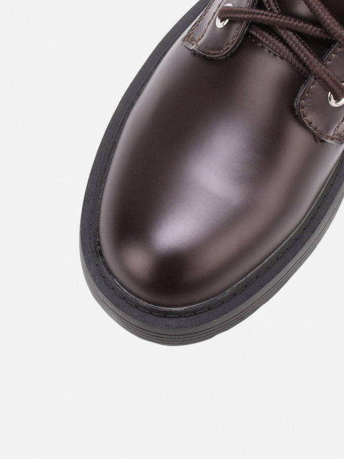 Rangers à lacets et plateforme