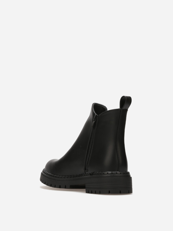 Bottines Chelsea avec surpiqûres