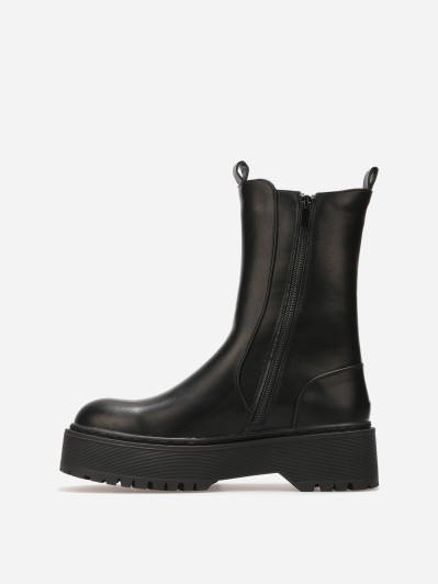 Bottines Chelsea hautes à plateforme