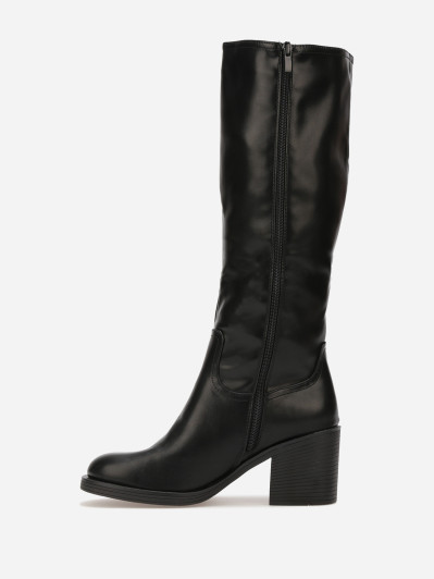 Bottes à talon carré moyen