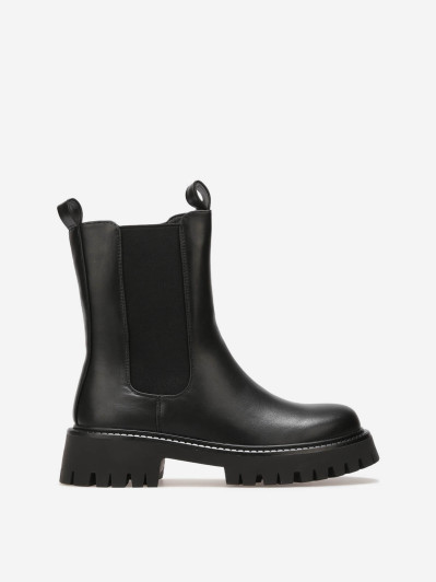 Bottines Chelsea chunky noires – Intemporelles et modernes