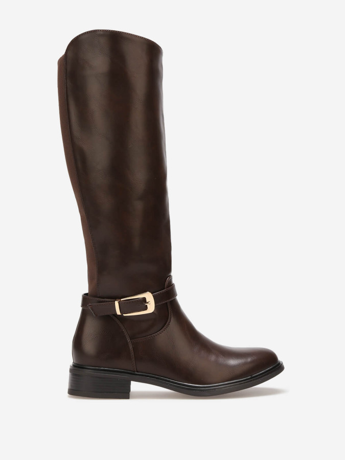 Bottes cavalières avec bride