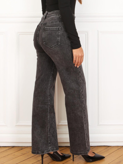 Jeans losanges à strass