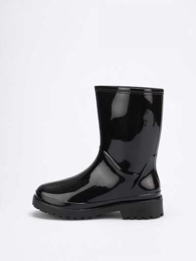 Bottes de pluie mi-hautes noires