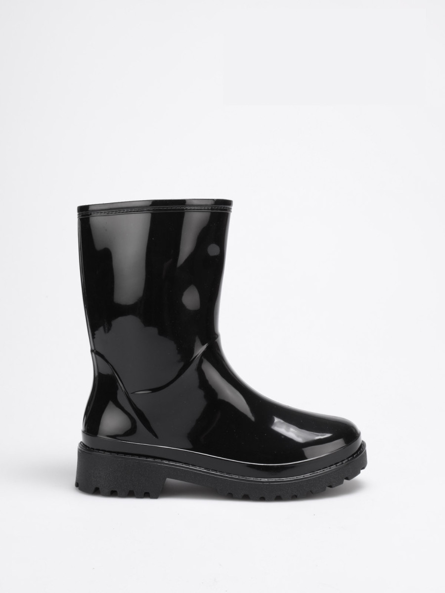 Bottes de pluie mi-hautes noires