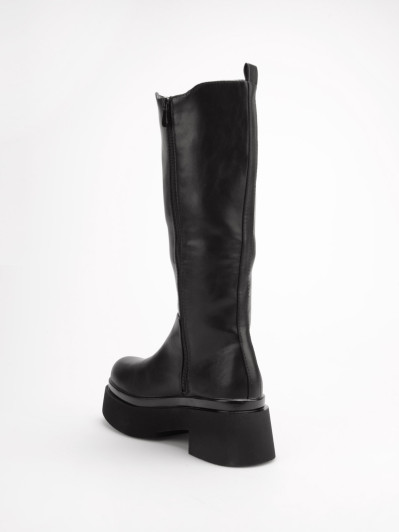 Bottes Chelsea à plateforme XXL noires