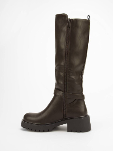 Bottes bi-matières avec anneau métallique