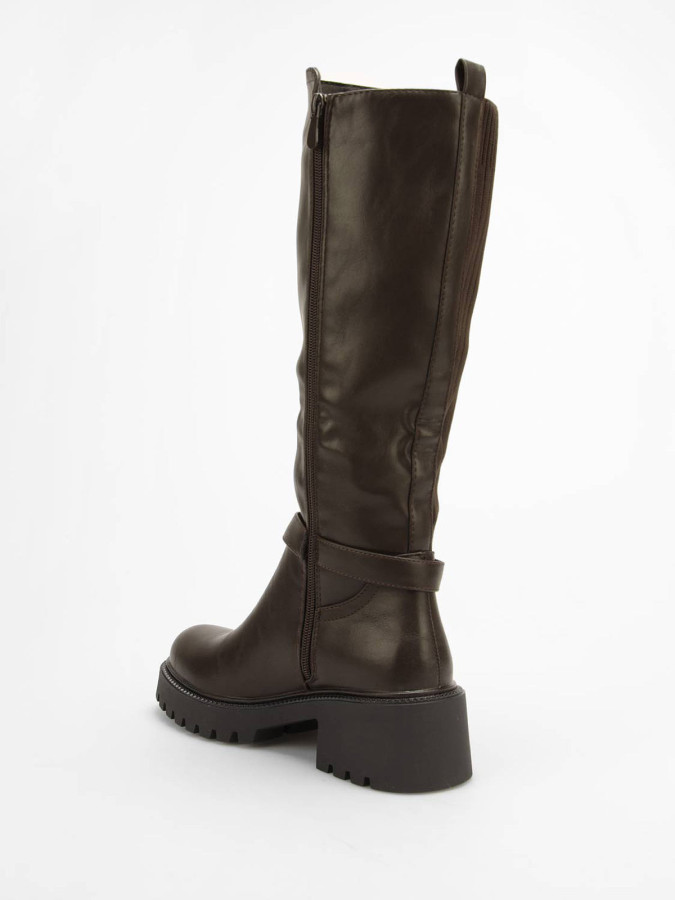 Bottes bi-matières avec anneau métallique