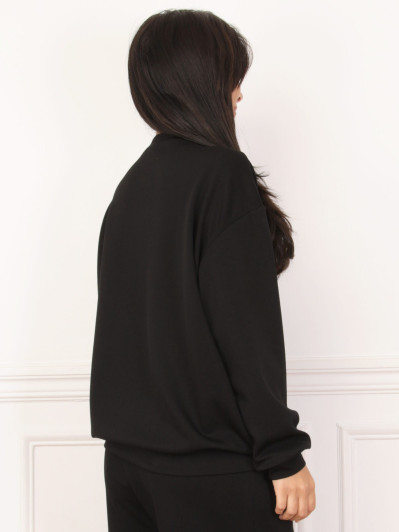 Sweat basique oversize noir