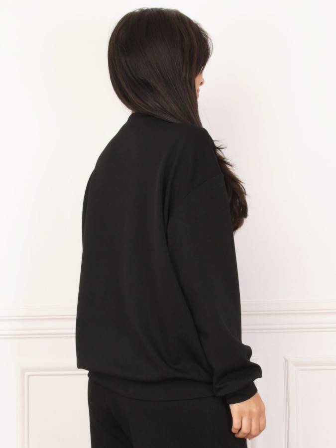 Sweat basique oversize noir