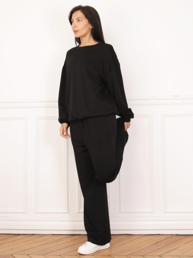 Sweat basique oversize noir
