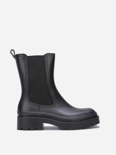 Chelsea bottines à talon cranté