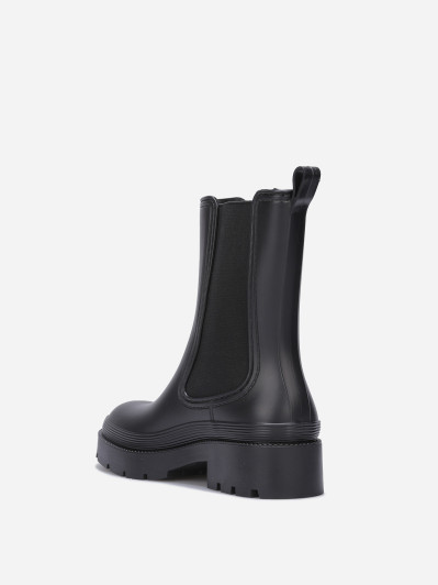 Chelsea bottines à talon cranté