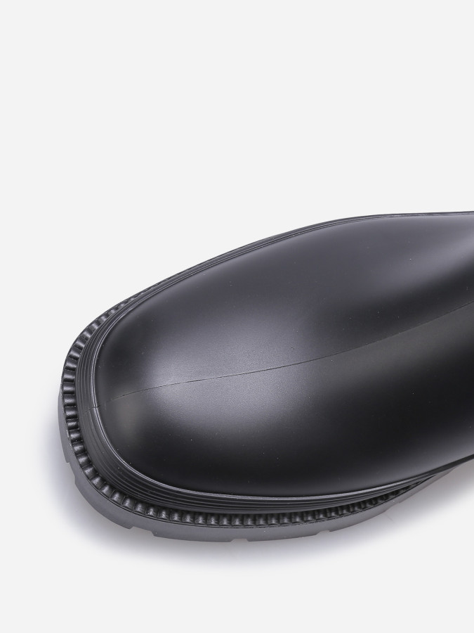 Chelsea bottines à talon cranté