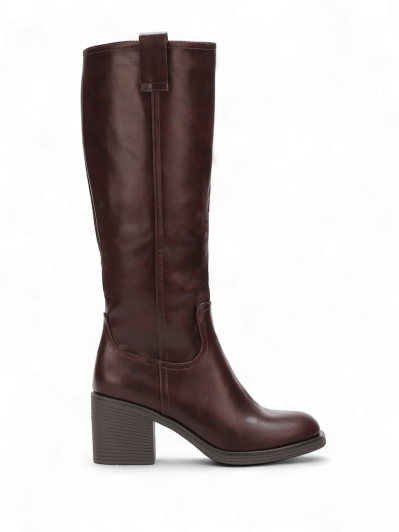 Bottes à talon carré moyen