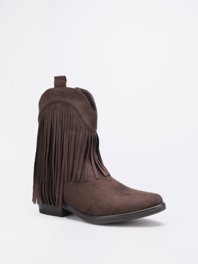 Bottines santiags à franges