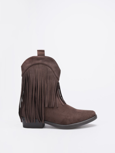 Bottines santiags à franges