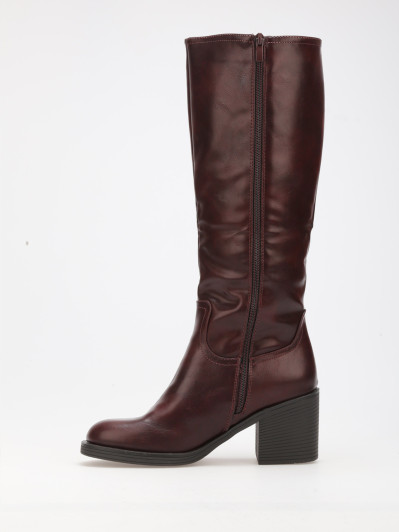 Bottes à talon carré moyen