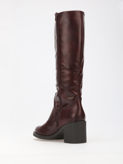 Bottes à talon carré moyen