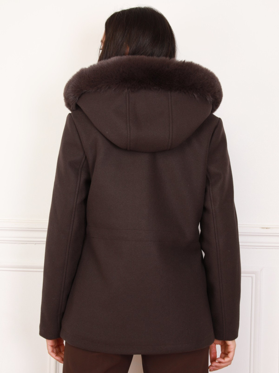 Manteau D'hiver Garçon 3-10 Ans - Capuche Fausse Fourrure - Rembourrage Chaud - 100% Polyester - Poches Latérales