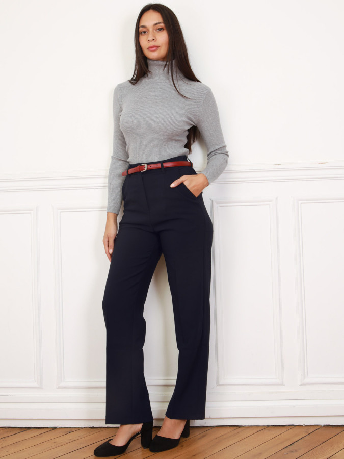 Pantalon de costume droit