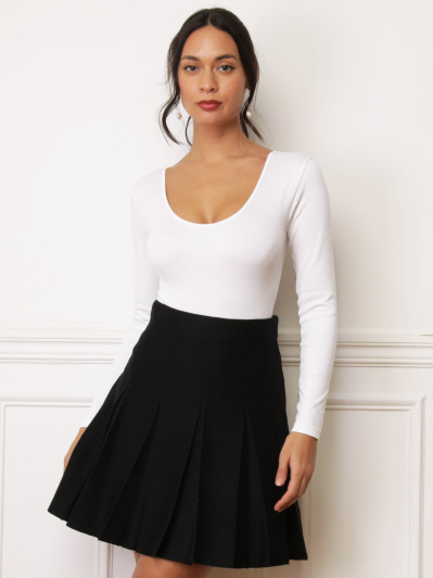 Jupe patineuse en maille