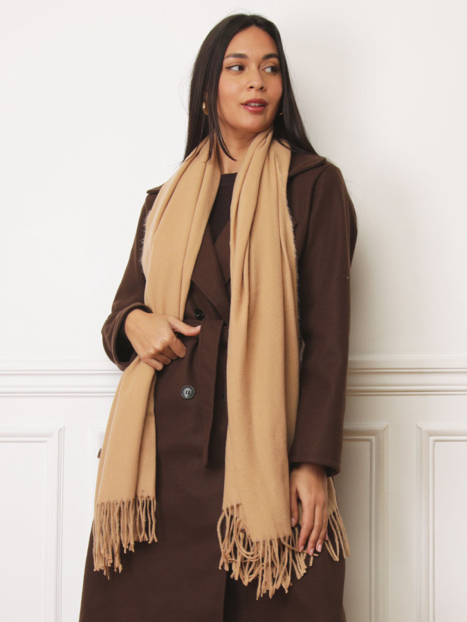 Écharpe effet cachemire