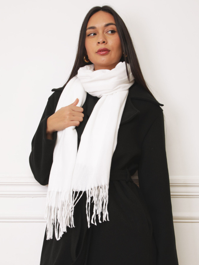 Écharpe effet cachemire