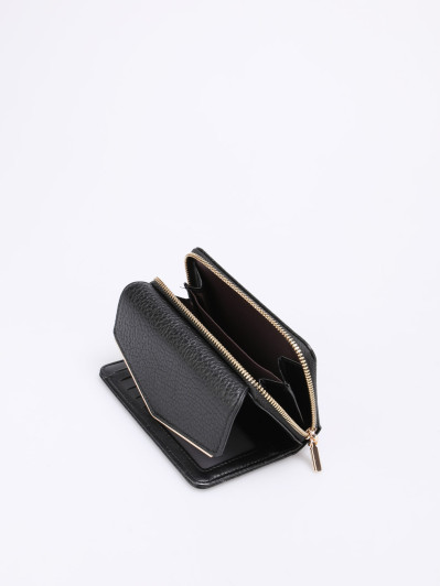 Portefeuille style pochette enveloppe noir