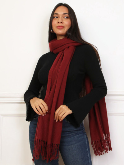 Écharpe effet cachemire