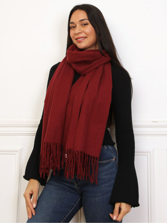 Écharpe effet cachemire