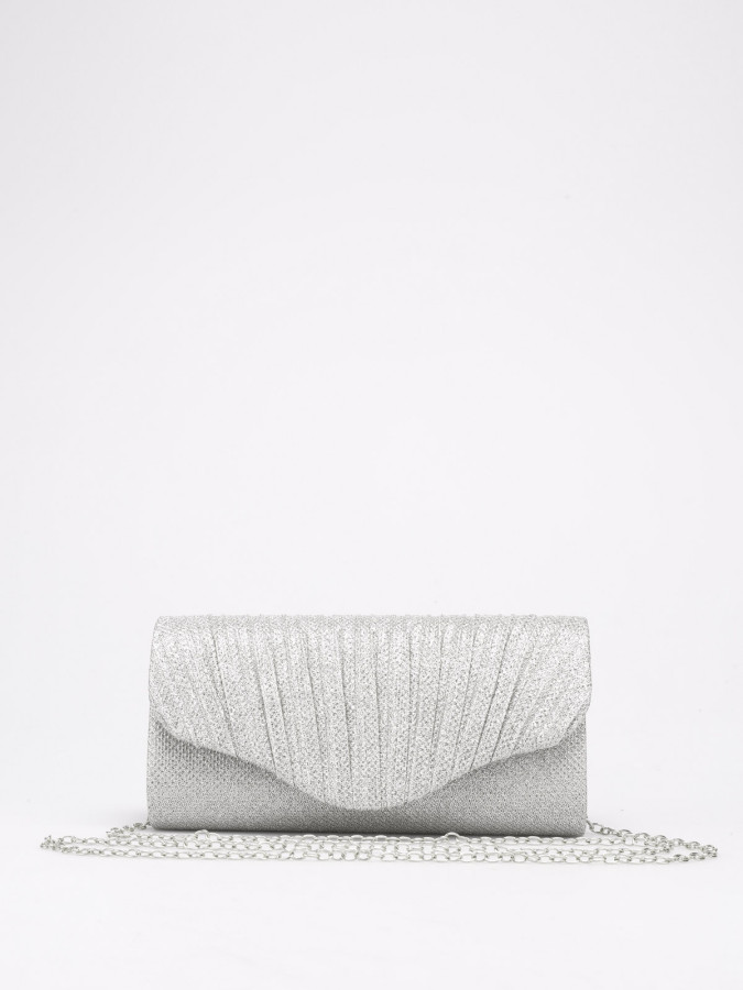 Pochette Soirée Paillettes Accessorize Noir Et Blanc - Neuve Sans étiquette