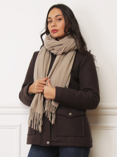 Écharpe Pour Femmes Douce Et Légère En Matière Froissée à Longues