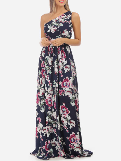 Robe Longue Asymetrique Fendue main image 0