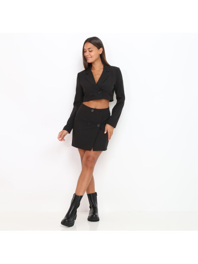 Veste blazer cropped