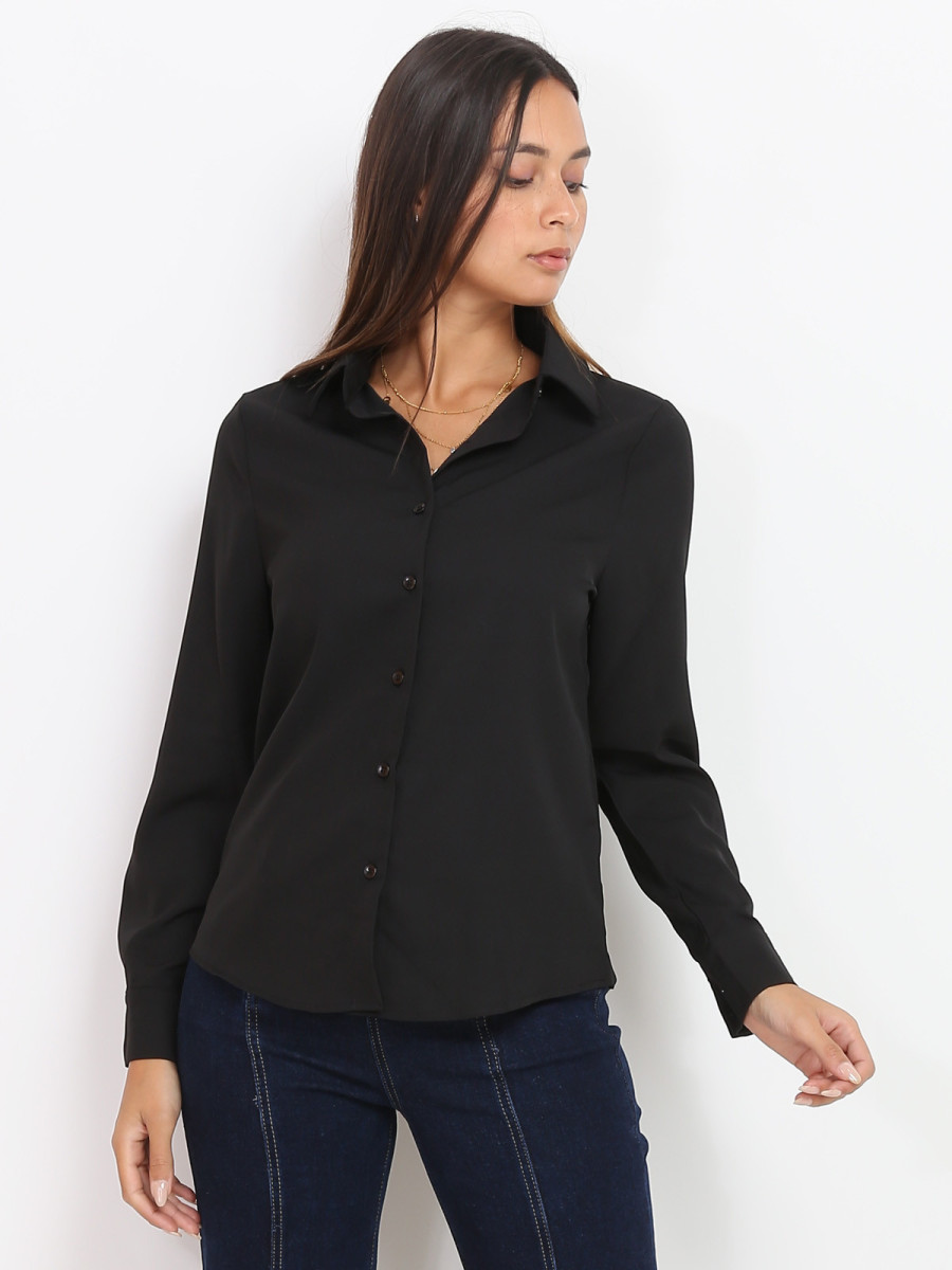 Chemise fluide noire
