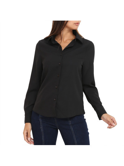 Chemise fluide noire