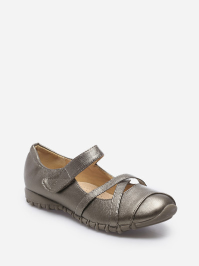 ballerine grande taille bienestar Argenté