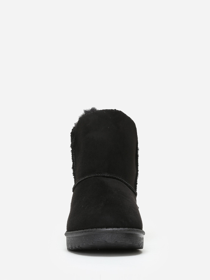 Boots fourrées à strass