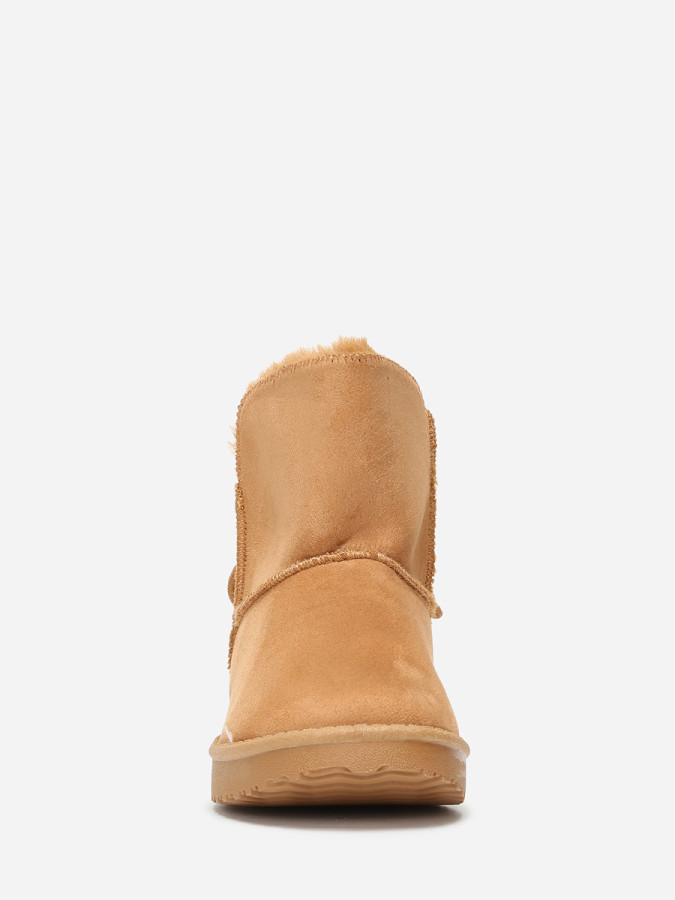 Boots fourrées à strass