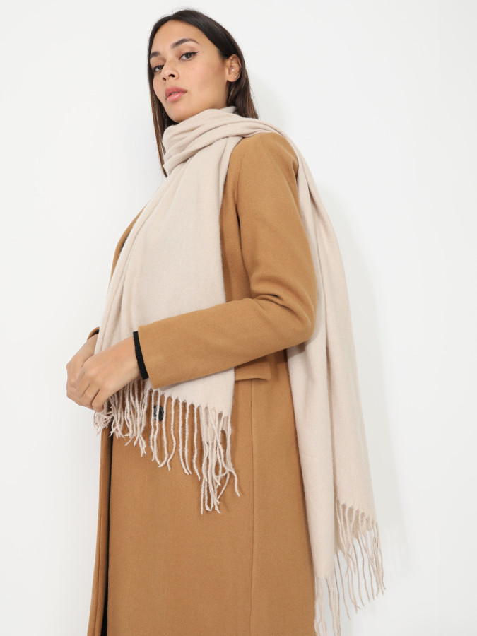 Écharpe effet cachemire